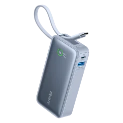 Anker Nano Power Bank (30W, Built-In USB-C Cable)