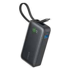 Anker Nano Power Bank (30W, Built-In USB-C Cable) and Anker Nano Charger (20W)