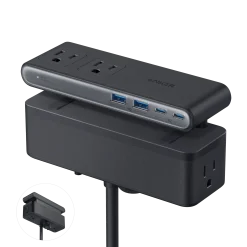 Anker Nano Power Strip (10-in-1, 70W, Clamp)