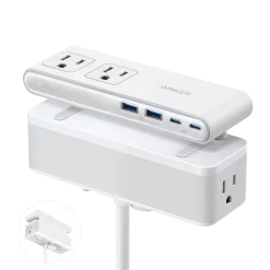 Anker Nano Power Strip (10-in-1, 70W, Clamp)