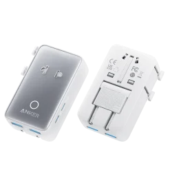 Anker Nano Travel Adapter (5-in-1, 20W, 1-Pack)