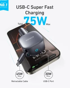 Anker Nano 75W Car Charger