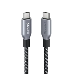 Anker Nano 75W Car Charger and Anker Prime USB-C to USB-C Cable (240W, Upcycled-Braided)