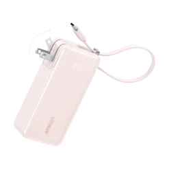 Anker Power Bank (10K, Fusion, Built-In Cable)