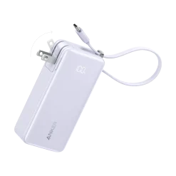 Anker Power Bank (10K, Fusion, Built-In Cable)