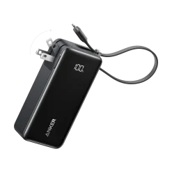 Anker Power Bank (10K, Fusion, Built-In Cable)