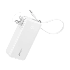 Anker Power Bank (10K, Fusion, Built-In Cable)