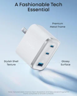 Anker 737 Power Bank (PowerCore 24K) and Anker Nano Charger (70W, 3 Ports)