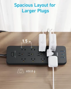 Anker 351 Power Strip, 2-pack