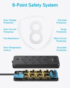 Anker 351 Power Strip, 2-pack