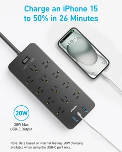 Anker 351 Power Strip, 2-pack