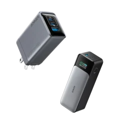 Anker Prime Charger (100W, 3 Ports, GaN) and Anker 737 Power Bank (PowerCore 24K)