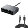 Anker Prime Charger (200W, 6 Ports, GaN) and USB-C to USB-C 100W Cable (10 ft)