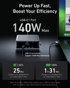 Anker Prime Charger (250W, 6 Ports, GaNPrime)