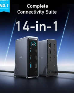 Anker Prime Charging Docking Station with 240W USB-C to USB-C Cable
