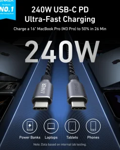 Anker Prime Charging Docking Station with 240W USB-C to USB-C Cable