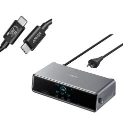 Anker Prime Docking Station (DL7400) and USB-C to USB-C Cable (Thunderbolt 4 Compatible)
