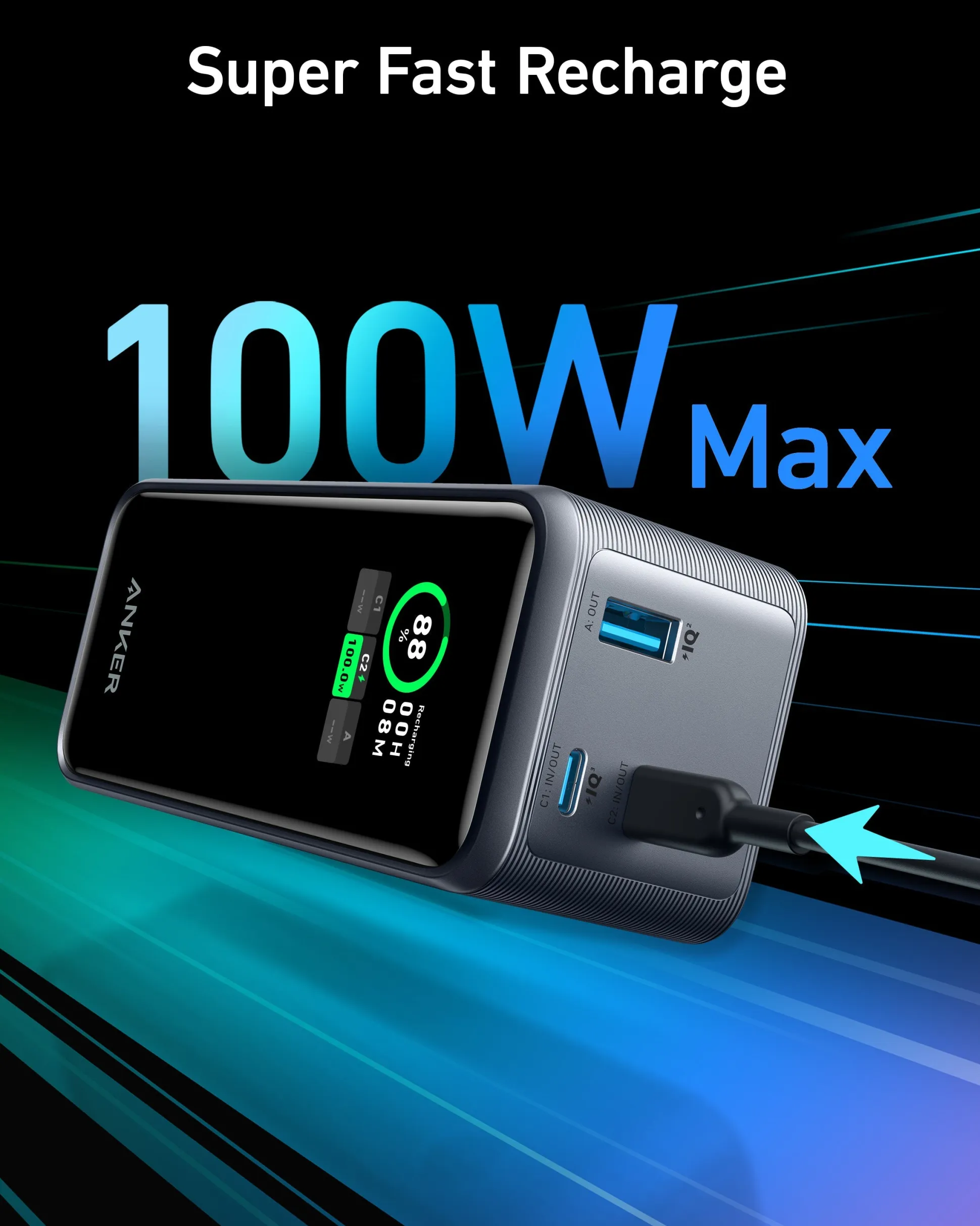 Anker Prime Power Bank (20K, 200W)