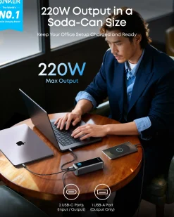 Anker Prime Power Bank (20K, 220W)