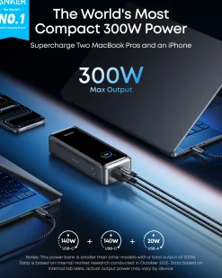 Anker Prime Power Bank (26K, 300W)