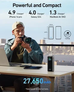 Anker Prime Power Bank (27K, 250W)