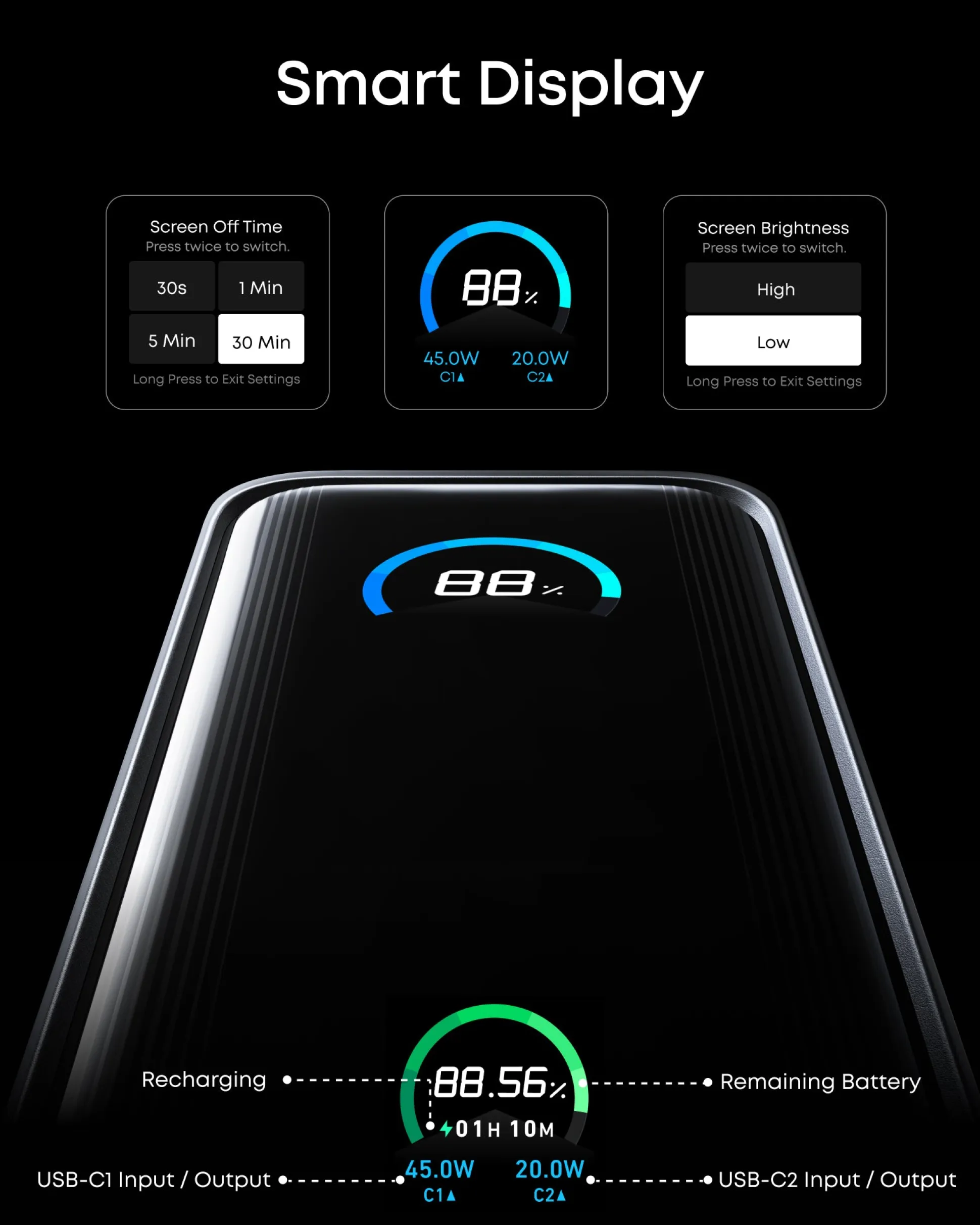 Anker Prime Power Bank (9.6K, 65W, Fusion)