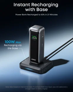 Anker Prime Power Bank (20K, 220W) with Charging Base