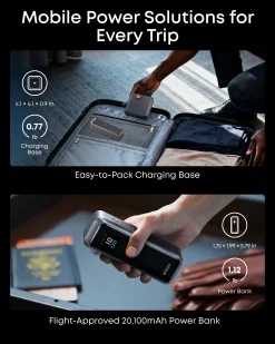 Anker Prime Power Bank (20K, 220W) with Charging Base