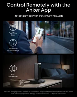 Anker Prime Power Bank (20K, 220W) with Charging Base