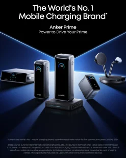 Anker Prime Power Bank (26K, 300W) with Charging Base
