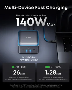 Anker Prime TB5 Docking Station (14-in-1, 8K, Thunderbolt 5 )
