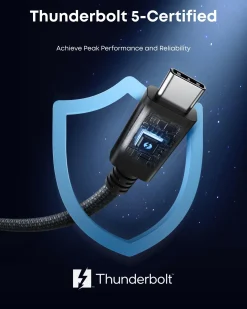 Anker Prime Thunderbolt 5 Cable (3.3 ft / 1.7 ft, 80 Gbps, 240W)