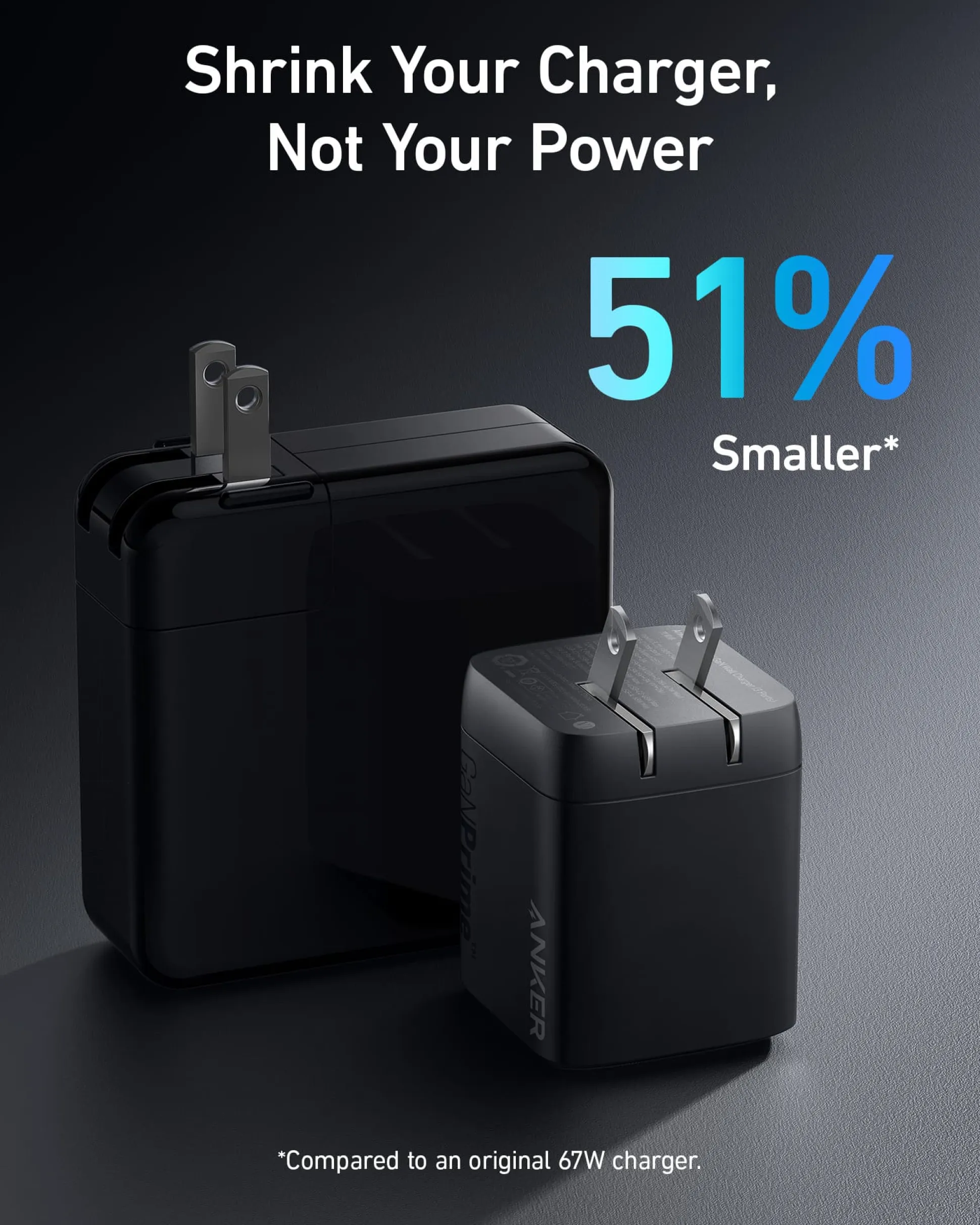 Anker Prime 67W GaN Wall Charger (3 Ports)
