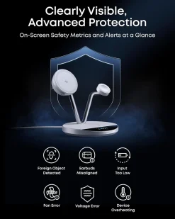 Anker Prime Wireless Charging Station (3-in-1, MagGo, AirCool, Dock Stand)