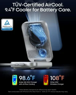 Anker Prime Wireless Charging Station (3-in-1, MagGo, AirCool, Foldable)