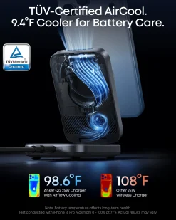 Anker Prime Wireless Charging Station (3-in-1, MagGo, AirCool, Foldable)