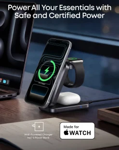 Anker Prime Wireless Charging Station (3-in-1, MagGo, AirCool, Foldable)
