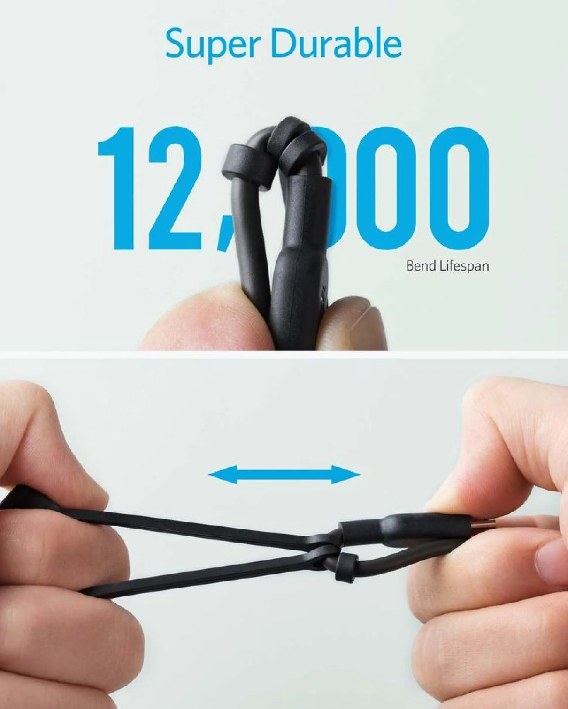 Anker 321 USB-A to Lightning Cable (3 ft 3-in-1)