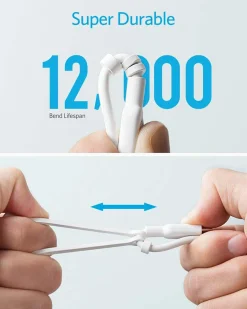 Anker 321 USB-A to Lightning Cable (3 ft 3-in-1)