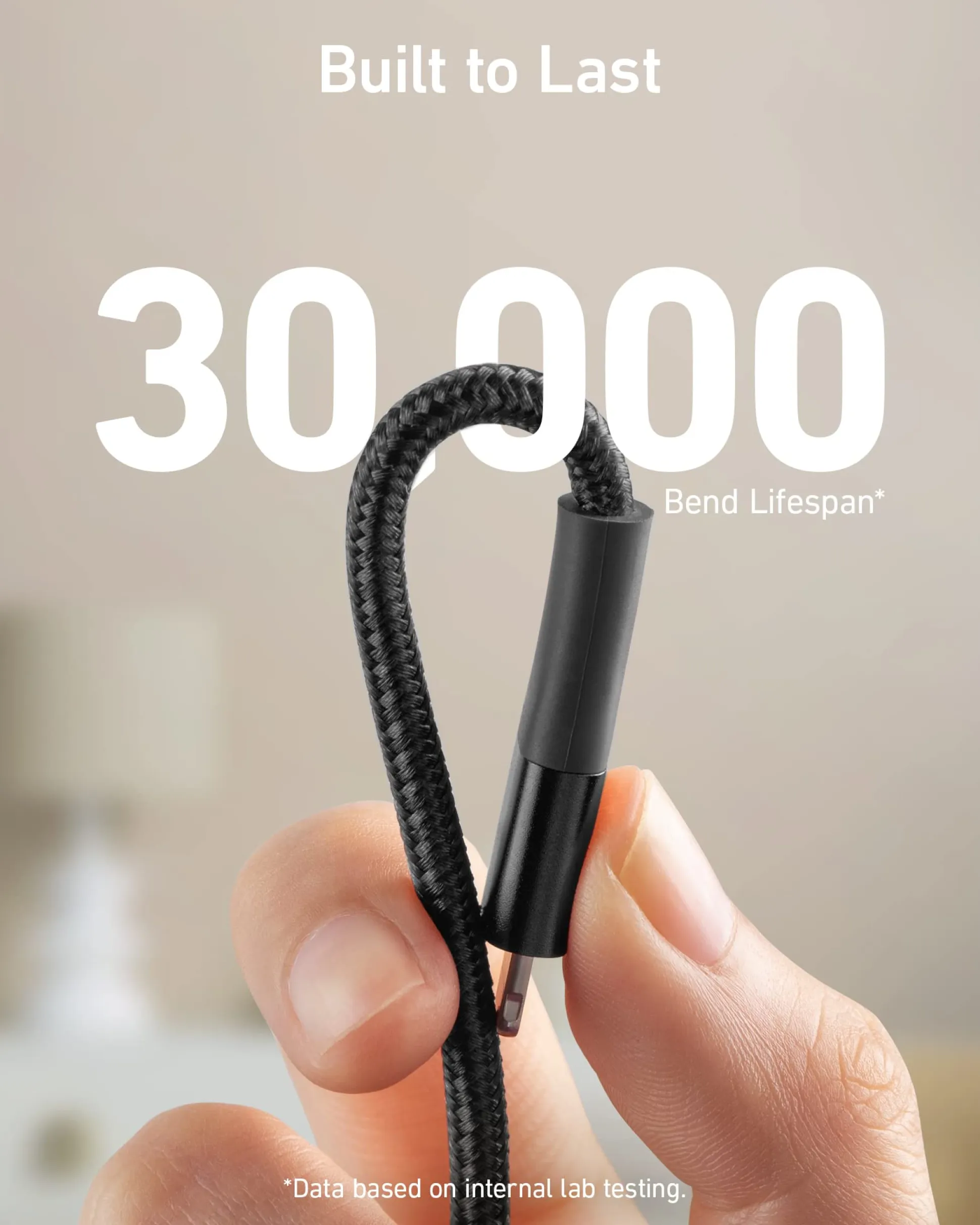 Anker 551 USB-A to Lightning Cable (3 ft / 6 ft / 10 ft)