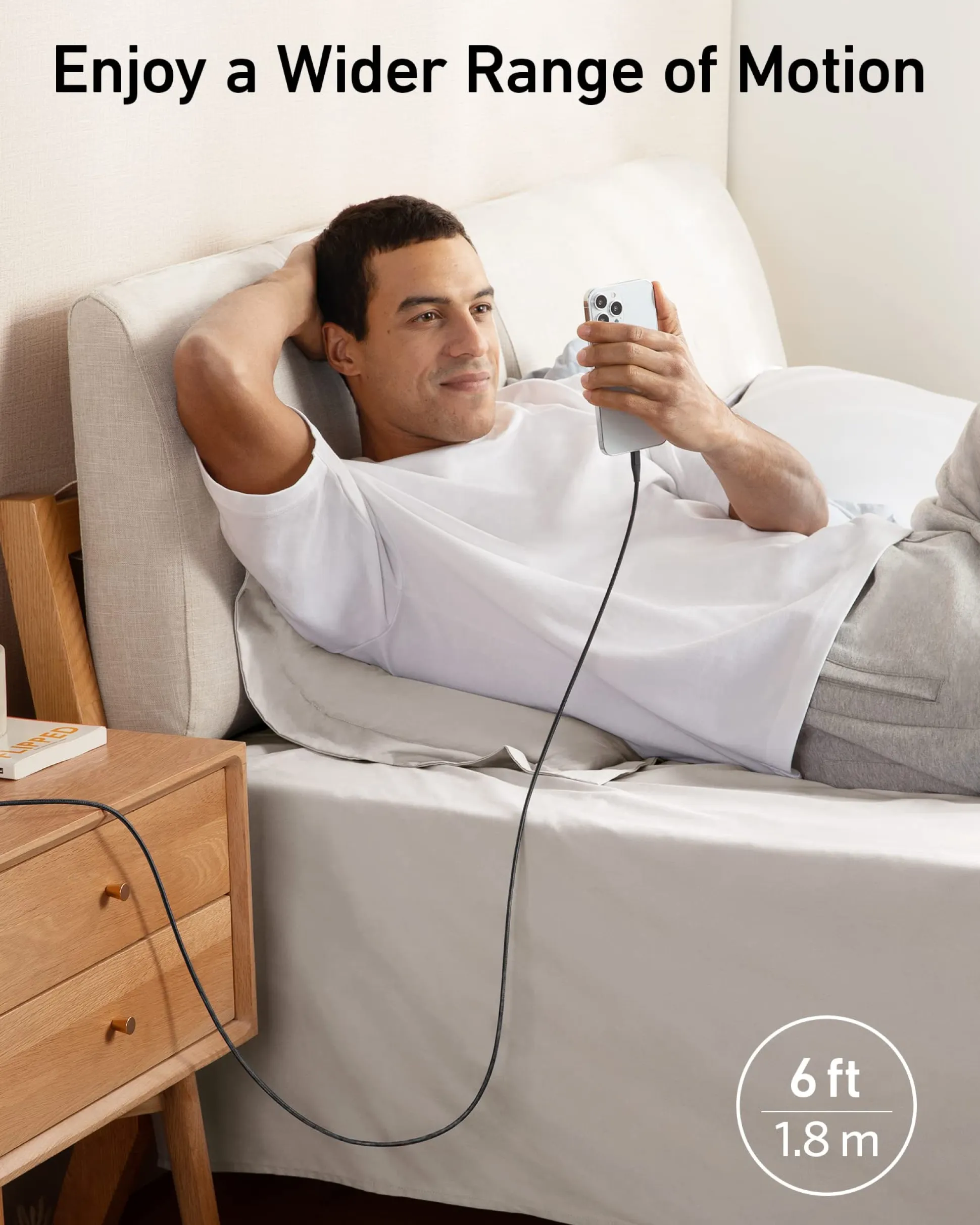 Anker 551 USB-A to Lightning Cable (3 ft / 6 ft / 10 ft)