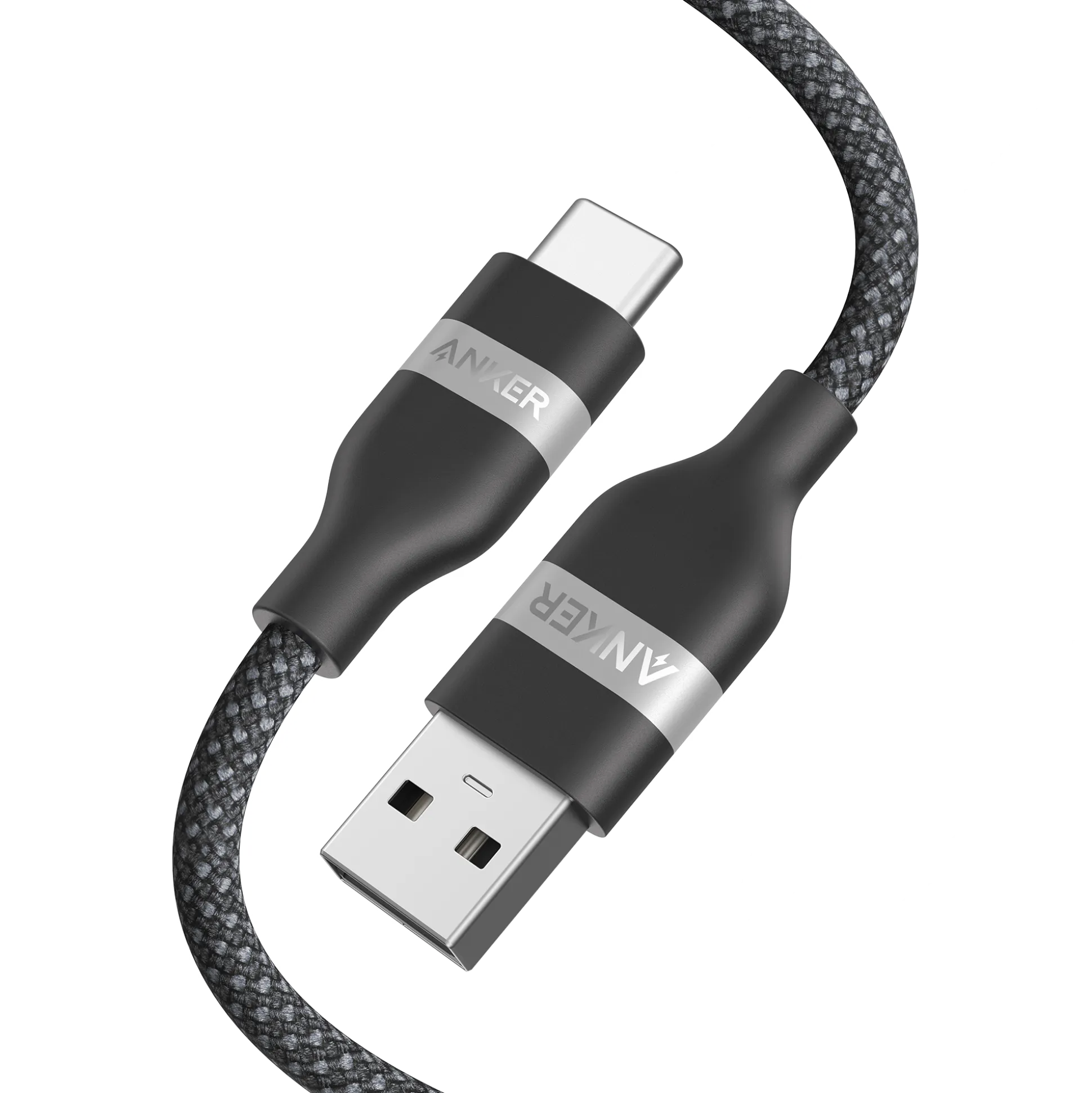 Anker USB-A to USB-C Cable (3 ft / 6 ft, Upcycled-Braided)