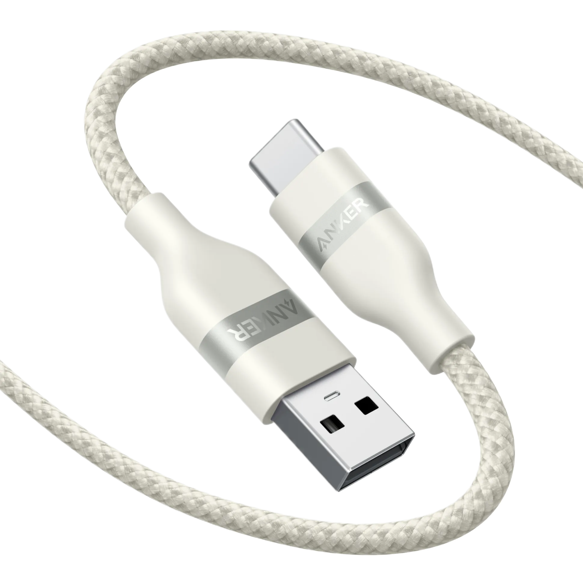 Anker USB-A to USB-C Cable (3 ft / 6 ft, Upcycled-Braided)