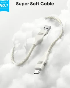 Anker USB-A to USB-C Cable (3 ft / 6 ft, Upcycled-Braided)