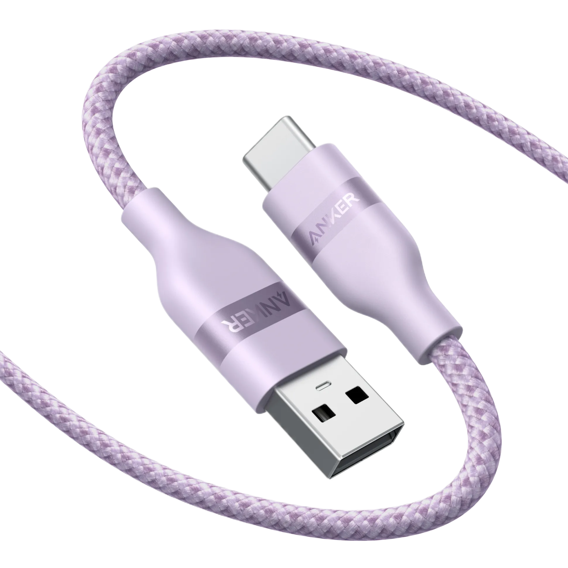 Anker USB-A to USB-C Cable (3 ft / 6 ft, Upcycled-Braided)