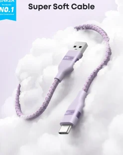 Anker USB-A to USB-C Cable (3 ft / 6 ft, Upcycled-Braided)
