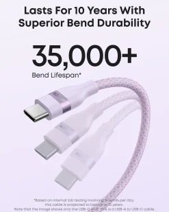 Anker USB-A to USB-C Cable (3 ft / 6 ft, Upcycled-Braided)