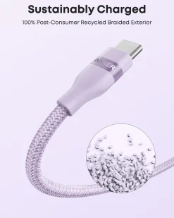 Anker USB-A to USB-C Cable (3 ft / 6 ft, Upcycled-Braided)