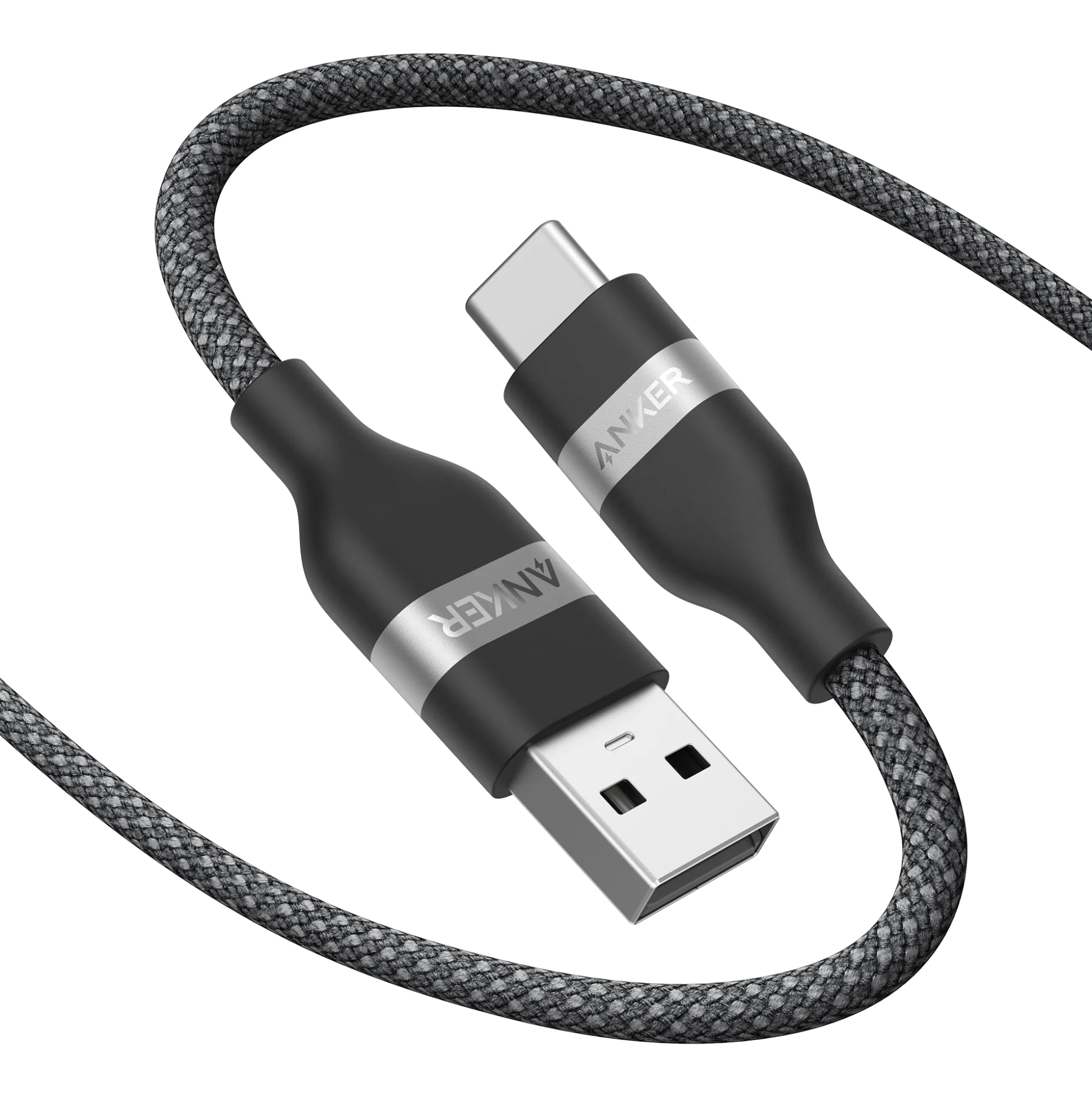 Anker USB-A to USB-C Cable (3 ft / 6 ft, Upcycled-Braided)