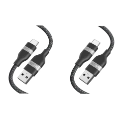 Anker USB-A to USB-C Cable (6 ft, Upcycled-Braided) 2-Pack